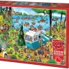 Cobble Hill DoodleTown: Call of the Wild | 1000 Piece- 1000 Piece | Mountainscape