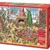 Cobble Hill DoodleTown: Elves at Work | 1000 Piece- 1000 Piece | Christmas