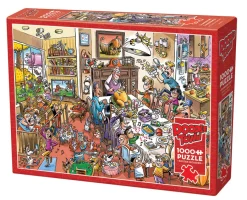 Cobble Hill DoodleTown: Thanksgiving Togetherness | 1000 Piece- 1000 Piece | Flying Adventures