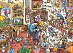 Cobble Hill DoodleTown: Thanksgiving Togetherness | 1000 Piece- 1000 Piece | Flying Adventures