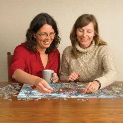 Cobble Hill DoodleTown: Viking Village | 1000 Piece- 1000 Piece | Waterscape