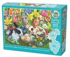 Cobble Hill Easter Bunnies (Family) | Family Pieces 350- Family Pieces 350 | Wildlife
