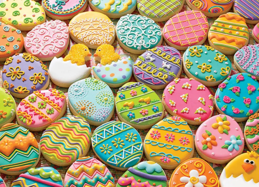 Cobble Hill Easter Cookies | 500 Piece- 500 Piece | No Calories Puzzles