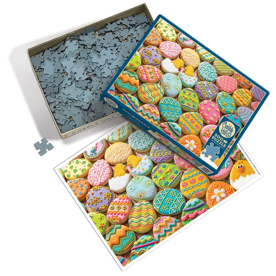 Cobble Hill Easter Cookies | 500 Piece- 500 Piece | No Calories Puzzles