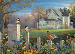 Cobble Hill Evening Birds | 1000 Piece- 1000 Piece | Countryscape