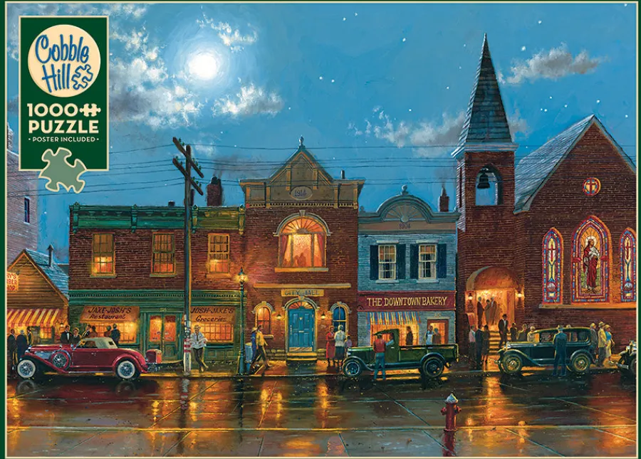 Cobble Hill Evening Service | Discontinued 1000 Piece (Old Big Box)- 1000 Piece | Nostalgia / Vintage
