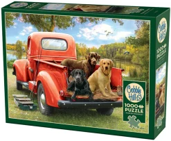 Cobble Hill Fishing Friends | 1000 Piece- 1000 Piece | Countryscape