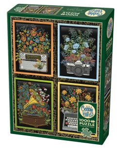 Cobble Hill Floral Objects | 1000 Piece- 1000 Piece | Collage - Miniscene