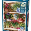 Cobble Hill Flower Cupboard | 500 Piece- 500 Piece | Flowers / Gardens