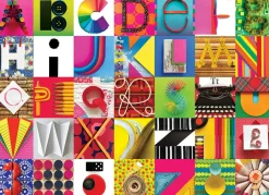 Cobble Hill Found Alphabet | 1000 Piece- 1000 Piece | Collage - Busy