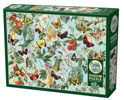 Cobble Hill Fruit and Flutterbies | 1000 Piece- 1000 Piece | Flowers / Gardens