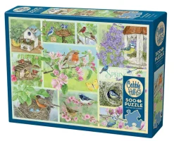 Cobble Hill Garden Birds in Spring | 500 Piece- 500 Piece