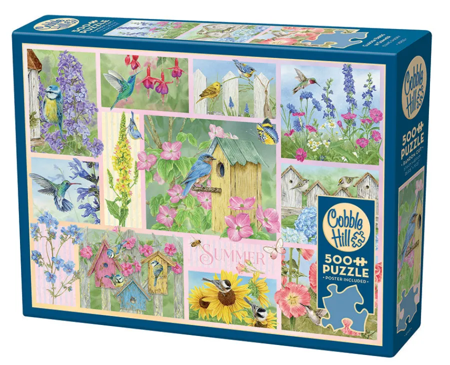 Cobble Hill Garden Birds in Summer | 500 Piece- 500 Piece
