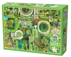 Cobble Hill Green | 1000 Piece- 1000 Piece | Collage - Busy