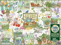 Cobble Hill Herb Garden | 1000 Piece- 1000 Piece | Birds