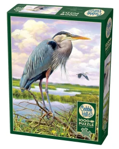 Cobble Hill Heron | 1000 Piece- 1000 Piece | Countryscape