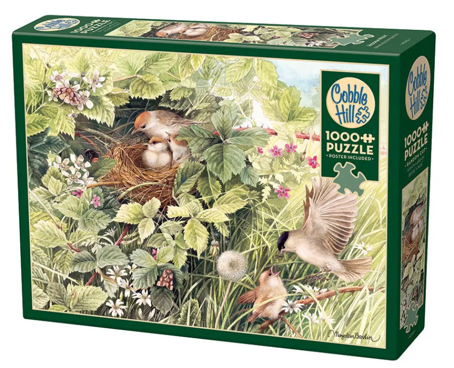 Cobble Hill Hidden Nest | 1000 Piece- 1000 Piece | Birds