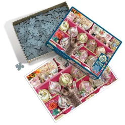 Cobble Hill High Tea High Jinks | 500 Piece- 500 Piece | Cats
