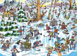Cobble Hill Hockey Town (Family) | Family Pieces 350- Family Pieces 350 | Wildlife