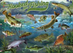 Cobble Hill Hooked on Fishing | 1000 Piece- 1000 Piece | Waterscape