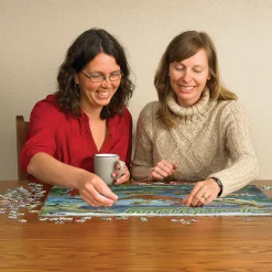 Cobble Hill Hooked on Fishing | 1000 Piece- 1000 Piece | Waterscape