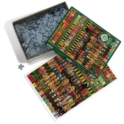 Cobble Hill Hot Hot Sauce | 1000 Piece- 1000 Piece | Collage - Variety