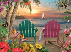 Cobble Hill Island Paradise | 500 Piece- 500 Piece | Waterscape
