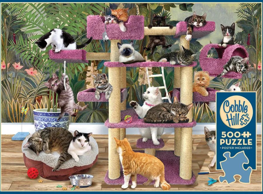 Cobble Hill Jungle Cats | 500 Piece- 500 Piece