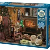 Cobble Hill Kittens by the Stove | 500 Piece- 500 Piece | Cats