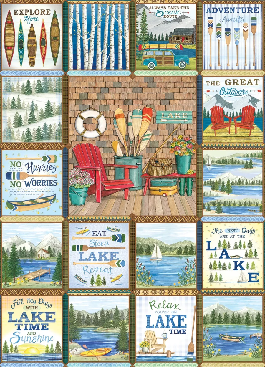 Cobble Hill Lake Country | 1000 Piece- 1000 Piece | Countryscape
