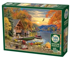 Cobble Hill Lakeside Retreat | 1000 Piece- 1000 Piece | Countryscape