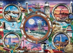 Cobble Hill Lighthouses | 1000 Piece- 1000 Piece | Waterscape