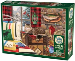 Cobble Hill Lodge Cat | 1000 Piece- 1000 Piece | Cats