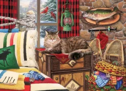 Cobble Hill Lodge Cat | 1000 Piece- 1000 Piece | Cats