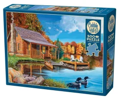 Cobble Hill Loon Lake | 500 Piece- 500 Piece | Waterscape