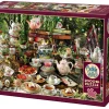 Cobble Hill Mad Hatter's Tea Party | 2000 Piece- 2000 Piece | Truly Original Puzzles (top)