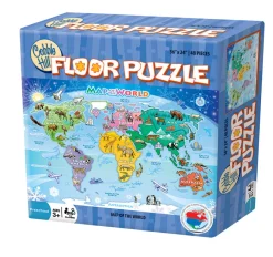 Cobble Hill Map of the World (Floor 48pc)- Floor Puzzles