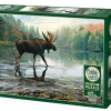 Cobble Hill Moose Crossing | 1000 Piece- 1000 Piece | Mountainscape