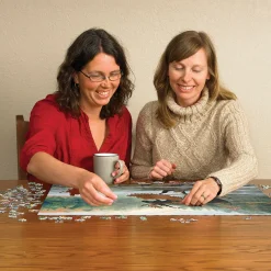 Cobble Hill Moose Crossing | 1000 Piece- 1000 Piece | Mountainscape