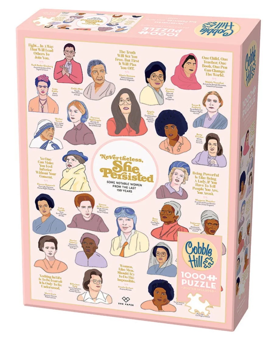 Cobble Hill Nevertheless She Persisted | 1000 Piece- 1000 Piece | Collage - Variety