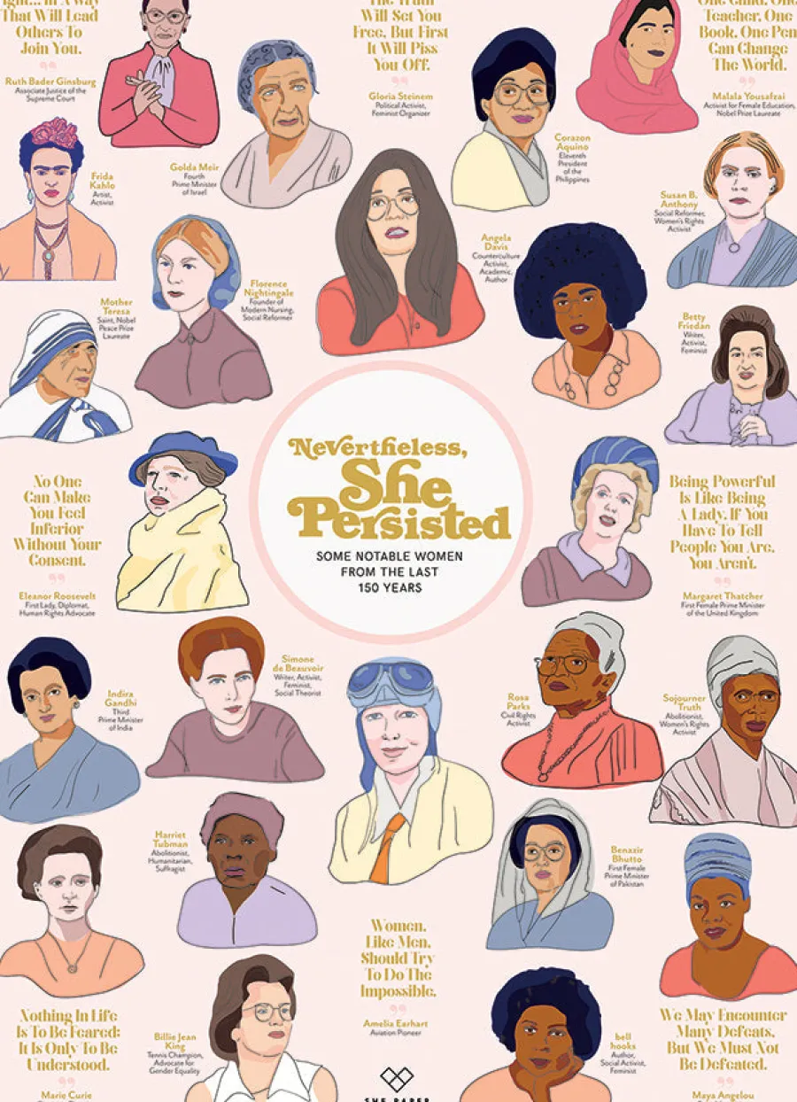 Cobble Hill Nevertheless She Persisted | 1000 Piece- 1000 Piece | Collage - Variety