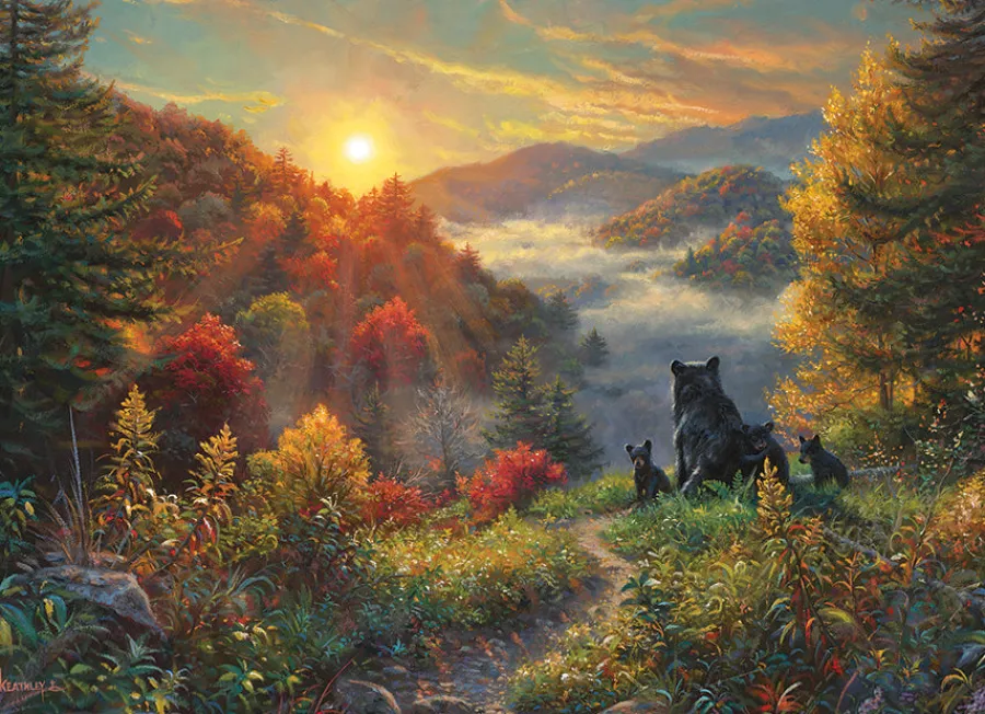 Cobble Hill New Day | 1000 Piece- 1000 Piece | Mountainscape