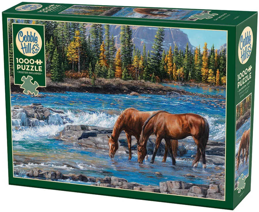 Cobble Hill On the Rocks | 1000 Piece- 1000 Piece | Countryscape