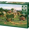 Cobble Hill Picnic by the Bridge | 1000 Piece- 1000 Piece | Countryscape