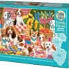 Cobble Hill Picnic Party | 350 Piece- Family Pieces 350 | Flowers / Gardens