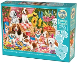 Cobble Hill Picnic Party | 350 Piece- Family Pieces 350 | Flowers / Gardens