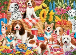 Cobble Hill Picnic Party | 350 Piece- Family Pieces 350 | Flowers / Gardens
