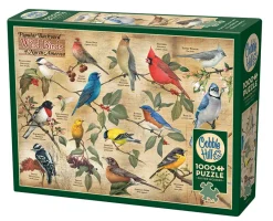 Cobble Hill Popular Backyard Wild Birds of North America | 1000 Piece- 1000 Piece | Birds
