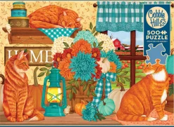 Cobble Hill Pumpkin Patch Cats | 500 Piece- 500 Piece | Cats
