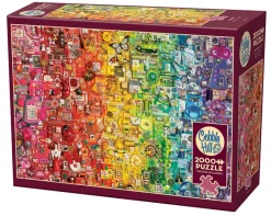 Cobble Hill Rainbow | 2000 Piece- 2000 Piece | Collage - Busy